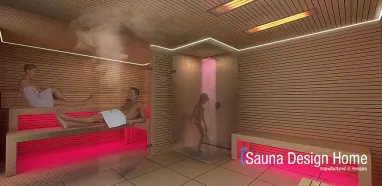 Szauna wellness zuhanyzóval Szauna wellness zuhanyzóval