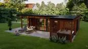 Egyedi építésű wellness szauna Egyedi építésű wellness szauna