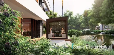 Modern szauna 