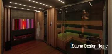 Egyedi építésű szaunaház Egyedi építésű szaunaház